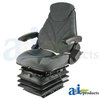 A & I Products Seat, F20 Series, Air Suspension / Armrest / Headrest / Gray Cloth 23" x22" x18" A-F20A275